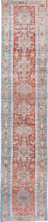 Antique Heriz Runner Rug (3' x 14')